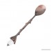 Edtoy 6PCS Retro Flatware Set Dessert Spoon Coffee Spoon (Copper) - B079JLG7CY